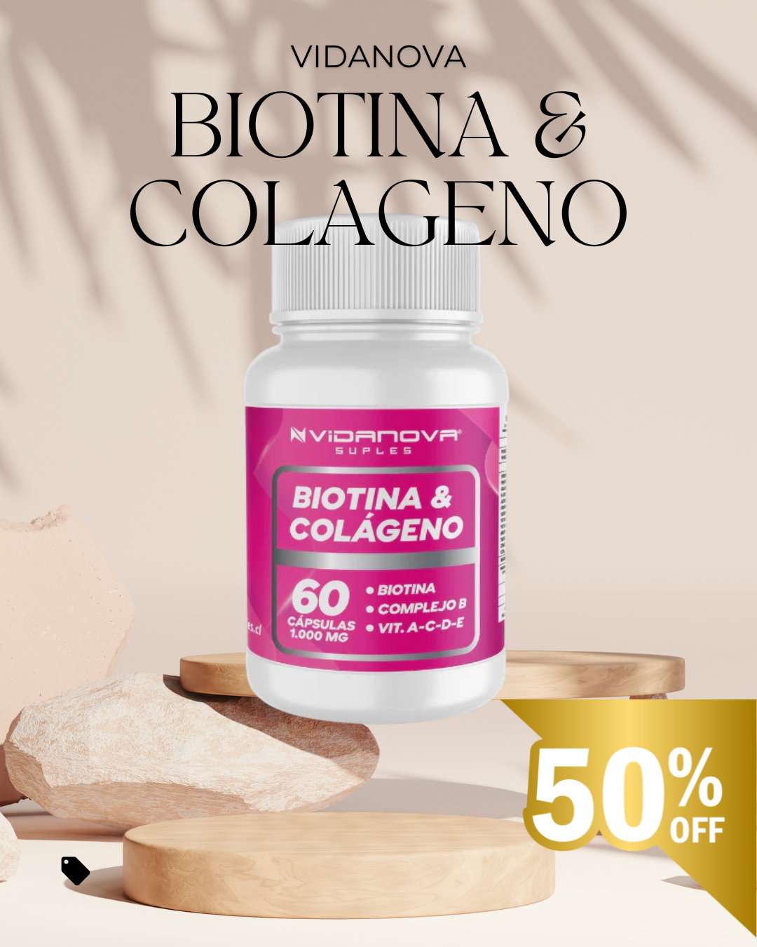 Biotina & Colágeno | Piel, Cabello y Uñas Saludables