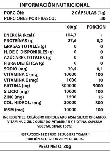 Biotina & Colágeno | Piel, Cabello y Uñas Saludables